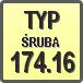 Piktogram - Typ: SRU174.16